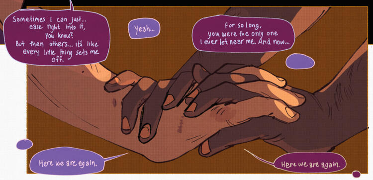 Commissioned art by @abatintheattic on twitter.